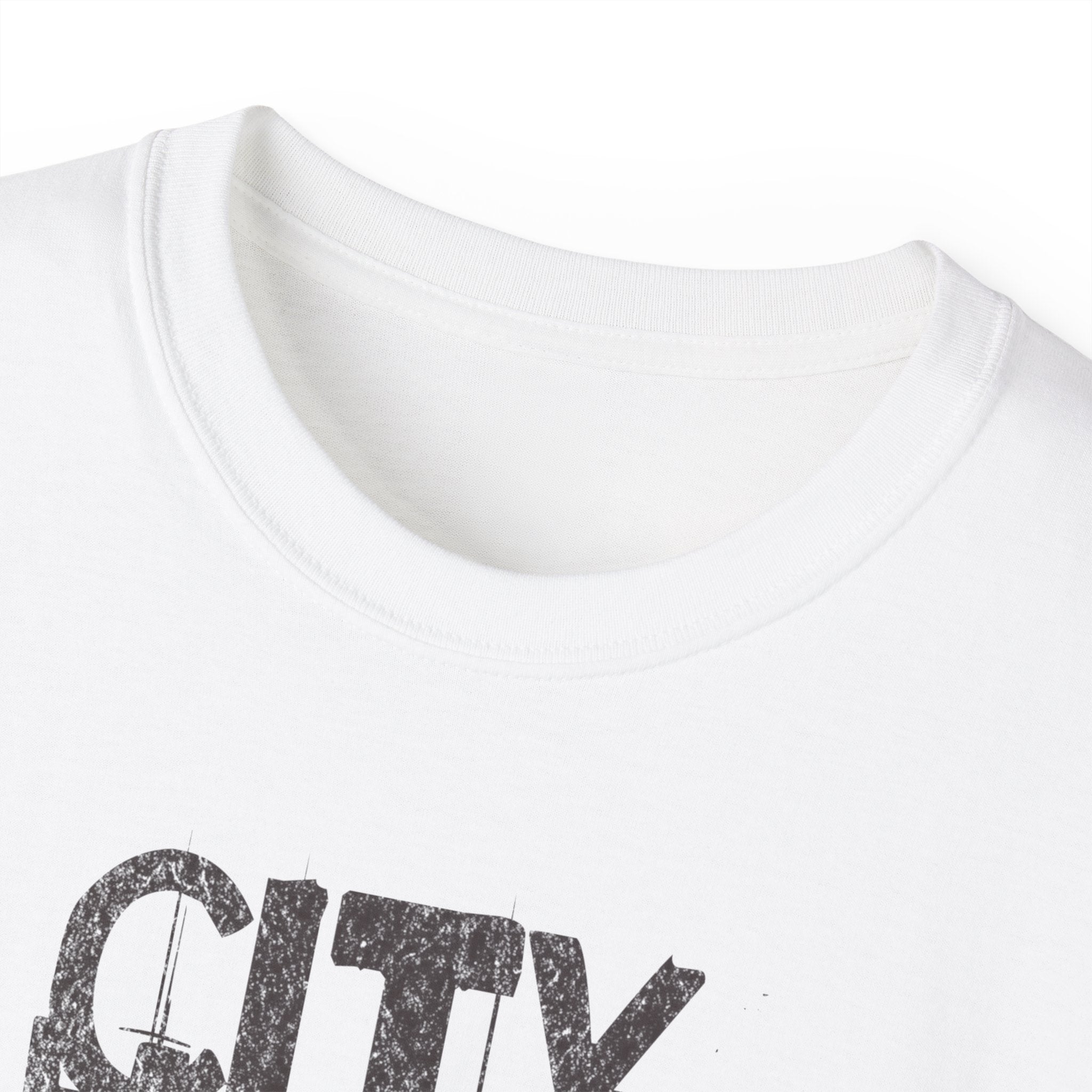 City Streets - Unisex Cotton Tee (Front) - Damned Threads